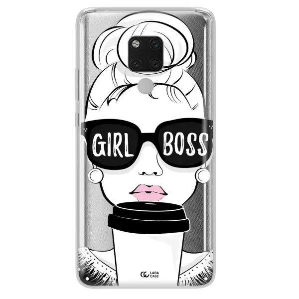 Girl Boss Huawei Mate 20X Clear TPU Case