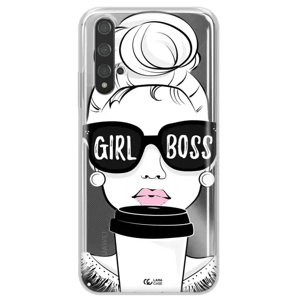 Girl Boss Huawei Nova 5t Clear TPU Case