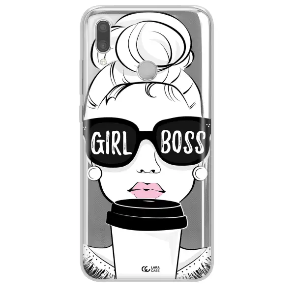 Girl Boss Huawei P Smart 2019 Clear TPU Case