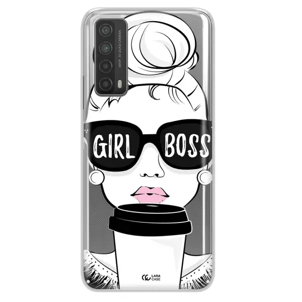 Girl Boss Huawei P Smart 2021 Clear TPU Case