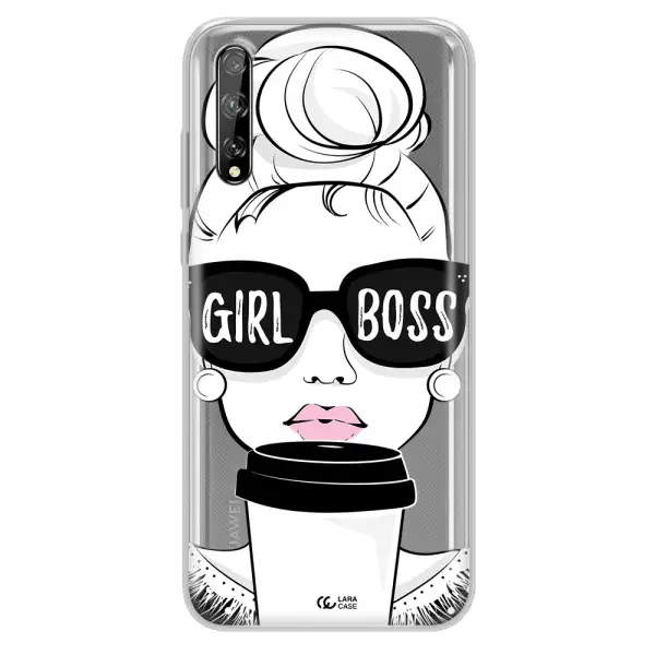 Girl Boss Huawei P Smart S Clear TPU Case