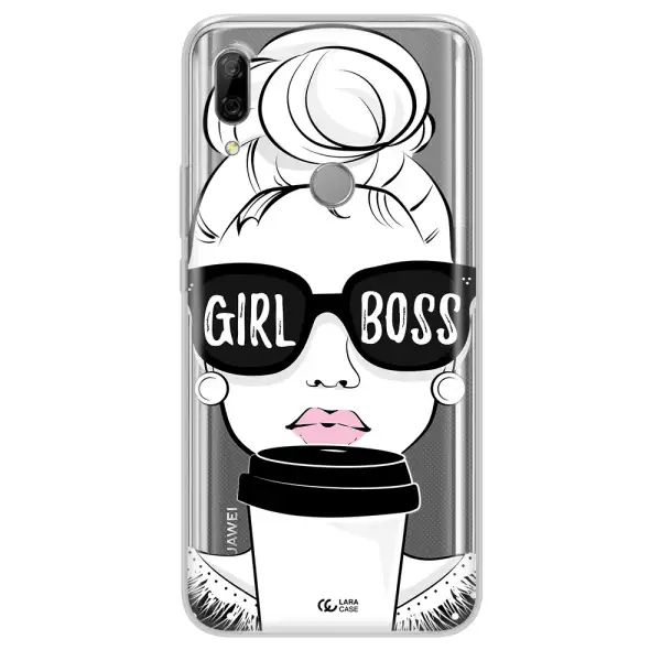 Girl Boss Huawei P Smart Z Clear TPU Case