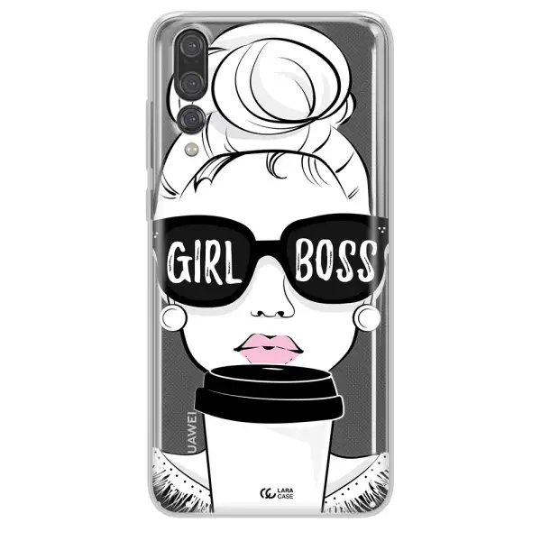 Girl Boss Huawei P20 Pro Clear TPU Case
