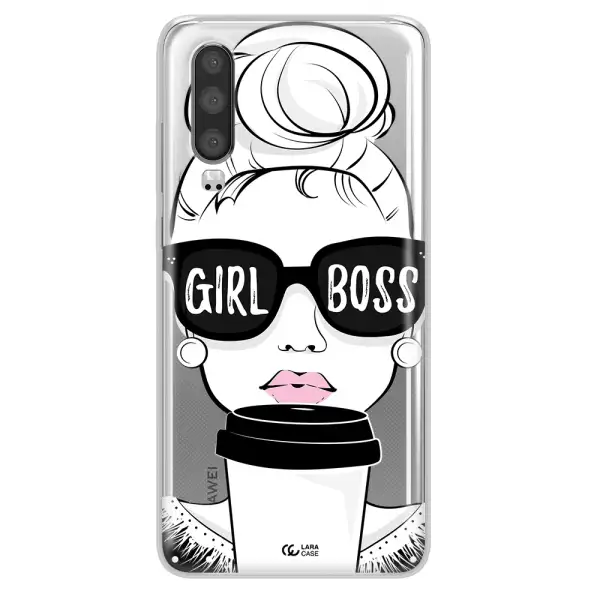 Girl Boss Huawei P30 Clear TPU Case