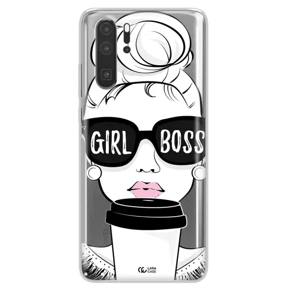 Girl Boss Huawei P30 Pro Clear TPU Case