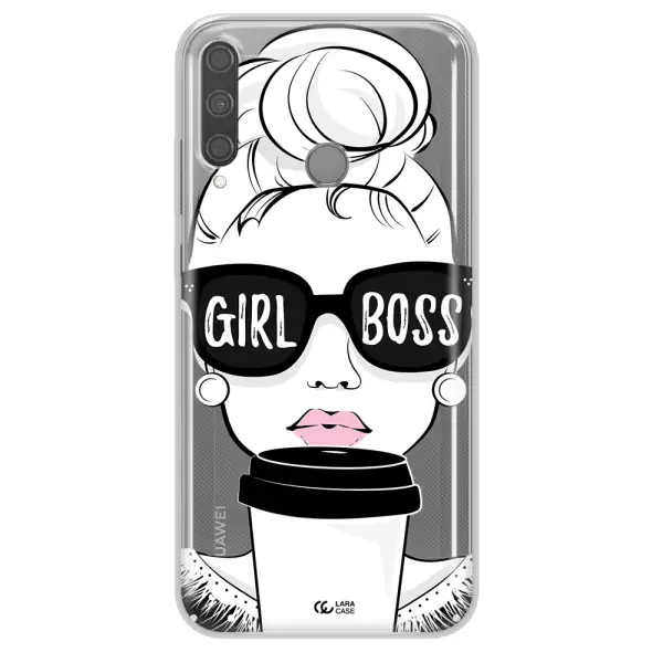 Girl Boss Huawei P40 Lite E Clear TPU Case