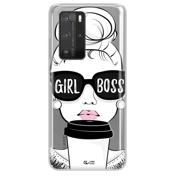 Girl Boss Huawei P40 Pro Clear TPU Case