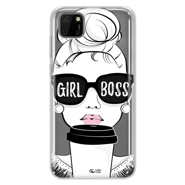 Girl Boss Huawei Y5P Clear TPU Case