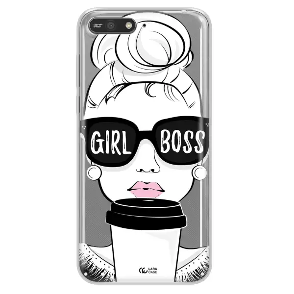 Girl Boss Huawei Y6 2018 Clear TPU Case
