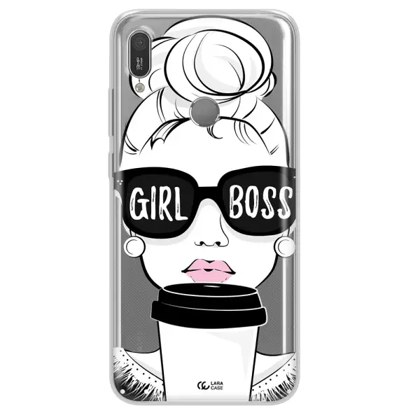 Girl Boss Huawei Y6 2019 Clear TPU Case