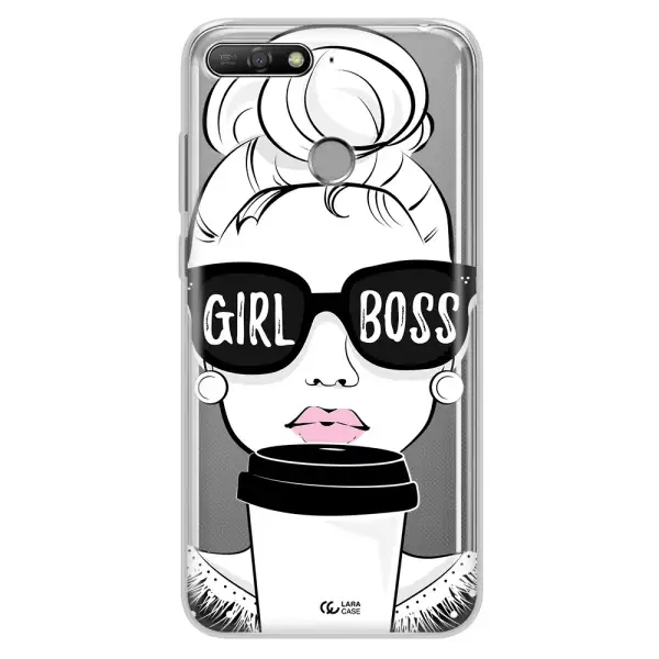 Girl Boss Huawei Y6 Prime 2018 Clear TPU Case