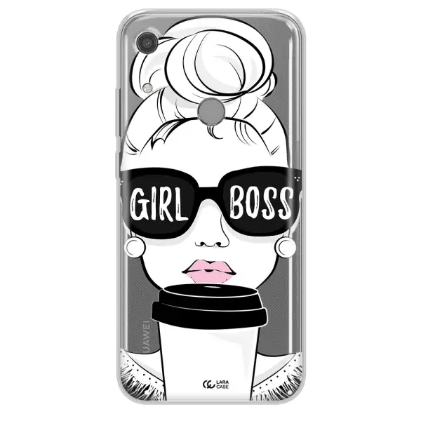 Girl Boss Huawei Y6S Clear TPU Case