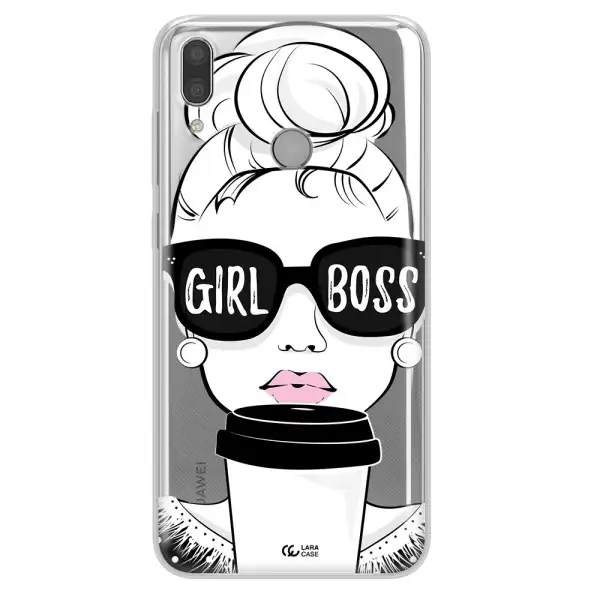 Girl Boss Huawei Y7 2019 Clear TPU Case