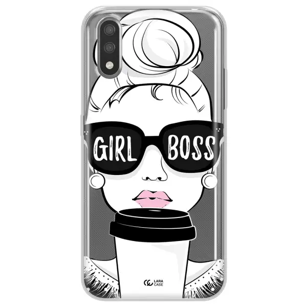 Girl Boss Samsung A01 Clear TPU Case