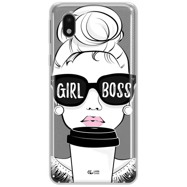 Girl Boss Samsung A01 Core Clear Tpu Case