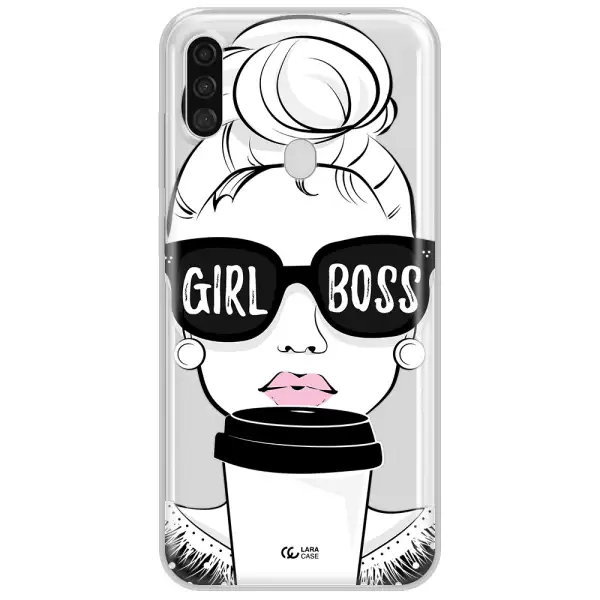 Girl Boss Samsung A11 Clear TPU Case