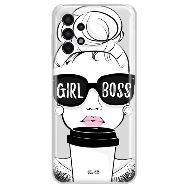 Girl Boss Samsung A13 4g Clear TPU Case