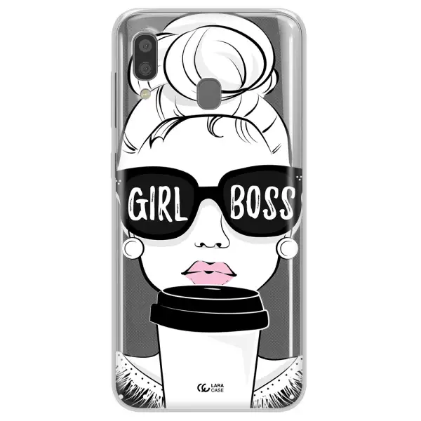 Girl Boss Samsung A20 Clear TPU Case