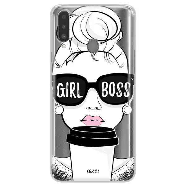 Girl Boss Samsung A20S Clear TPU Case