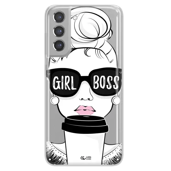 Girl Boss Samsung A21 Fe Clear TPU Case