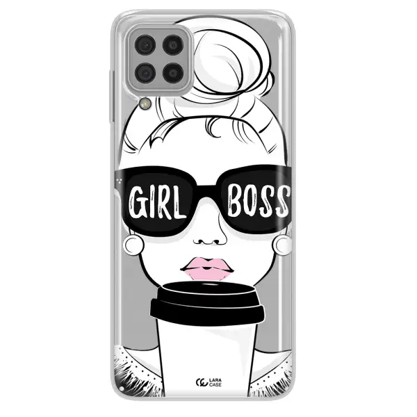 Girl Boss Samsung A22 4g Clear TPU Case
