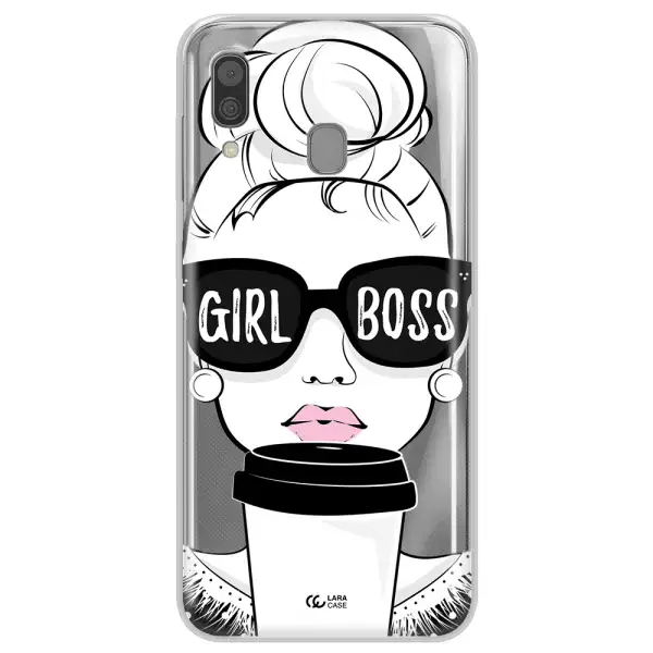 Girl Boss Samsung A30 Clear TPU Case
