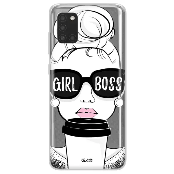 Girl Boss Samsung A31 Clear TPU Case