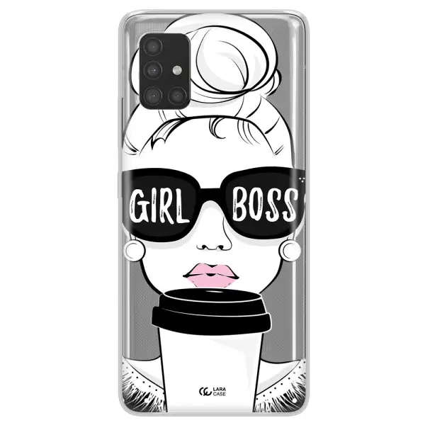 Girl Boss Samsung A51 Clear TPU Case