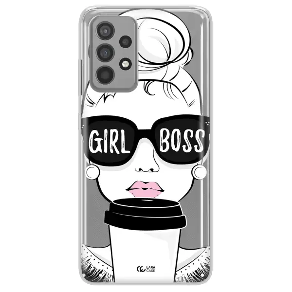 Girl Boss Samsung A52 Clear TPU Case