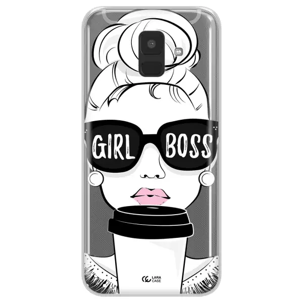 Girl Boss Samsung A6 Clear TPU Case