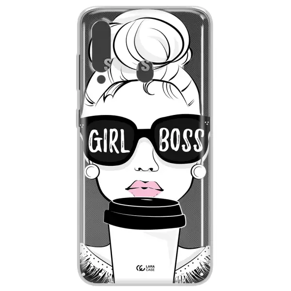 Girl Boss Samsung A60 Clear TPU Case