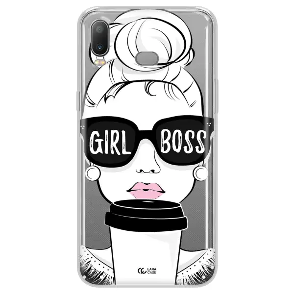 Girl Boss Samsung A6S Clear TPU Case