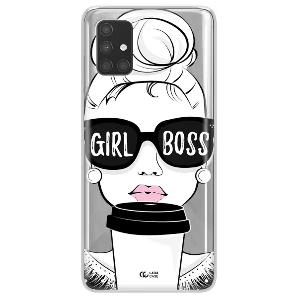 Girl Boss Samsung A71 Clear TPU Case