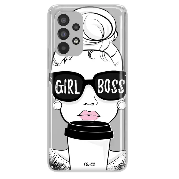 Girl Boss Samsung A73 Clear TPU Case