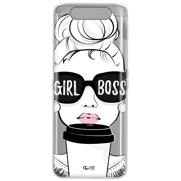 Girl Boss Samsung A80 Clear TPU Case