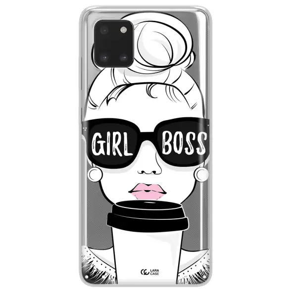 Girl Boss Samsung A81 Clear TPU Case