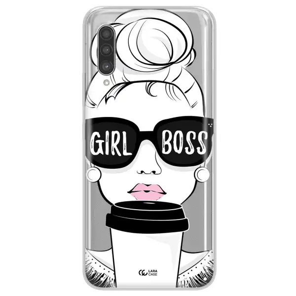 Girl Boss Samsung A90 Clear TPU Case