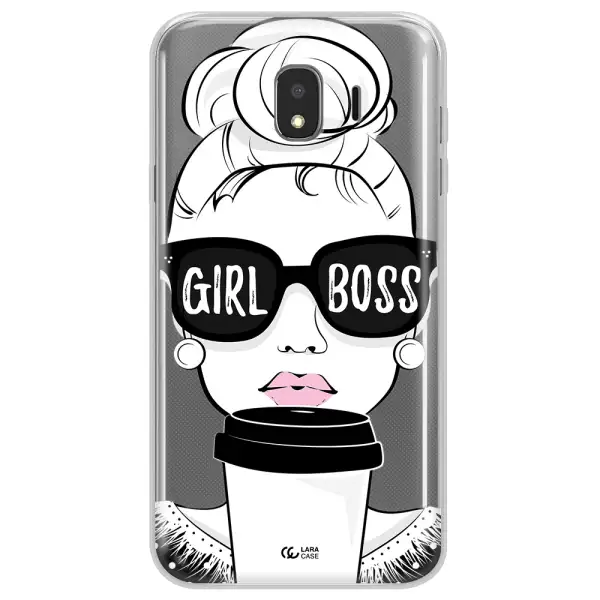Girl Boss Samsung J4 Clear TPU Case