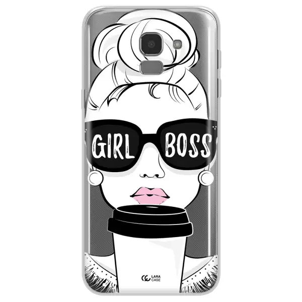 Girl Boss Samsung J6 Clear TPU Case