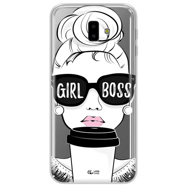 Girl Boss Samsung J6 Plus Clear TPU Case