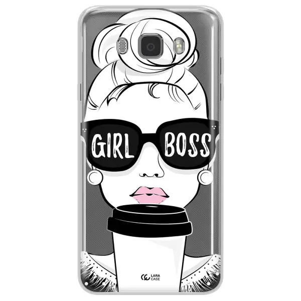 Girl Boss Samsung J7 2016 Clear TPU Case