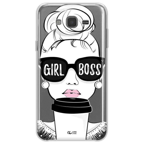 Girl Boss Samsung J7 Clear TPU Case
