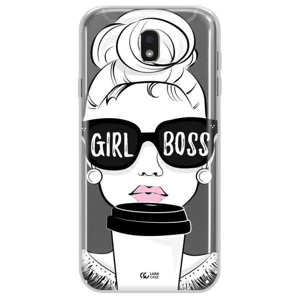 Girl Boss Samsung J7 Pro Clear TPU Case