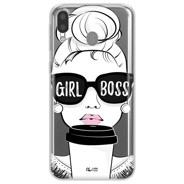 Girl Boss Samsung M20 Clear TPU Case