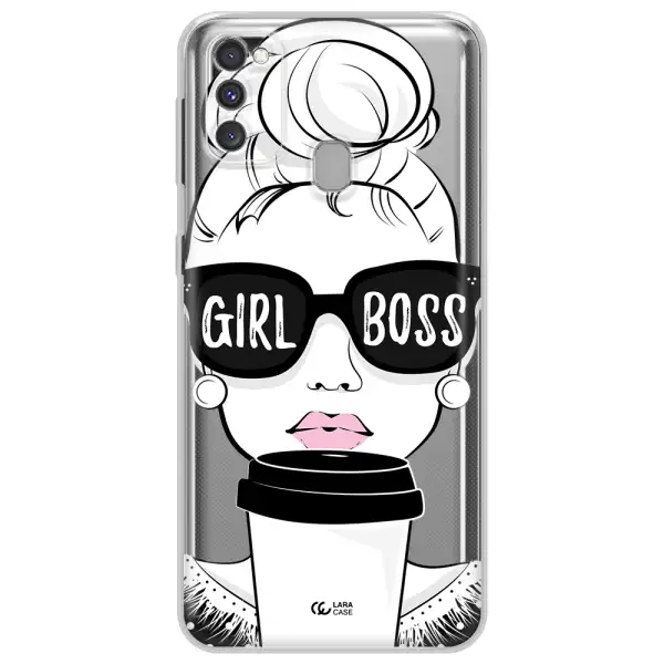 Girl Boss Samsung M30S Clear TPU Case