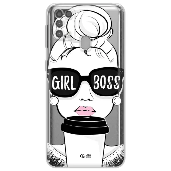 Girl Boss Samsung M31 Clear TPU Case