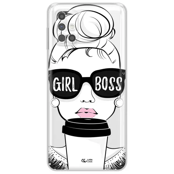 Girl Boss Samsung M31S Clear TPU Case
