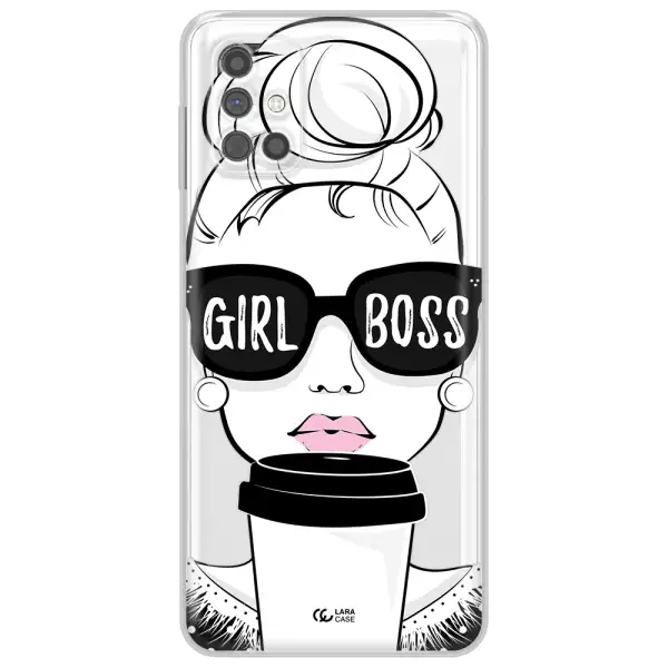Girl Boss Samsung M51 Clear TPU Case