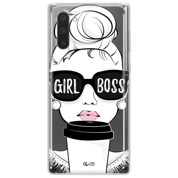 Girl Boss Samsung Note 10 Clear TPU Case
