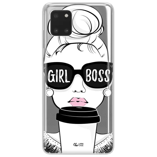 Girl Boss Samsung Note 10 Lite Clear TPU Case